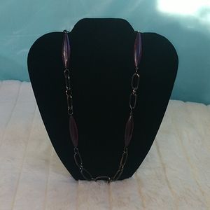 Beautiful beaded ring necklace